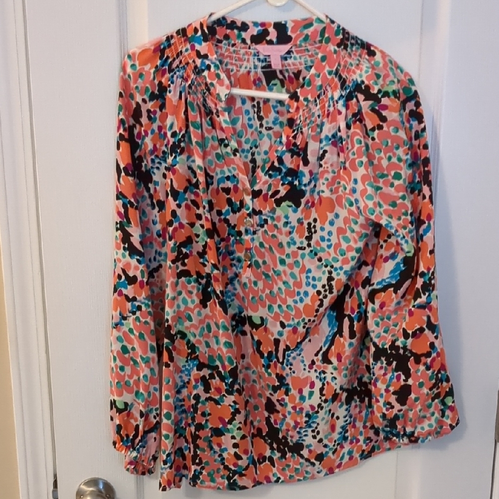 Lily Pulitzer Abstract Top